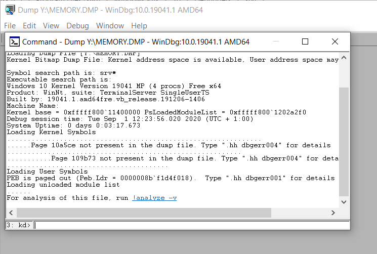 Analysing BSOD Memory Dumps Katy s Tech Blog